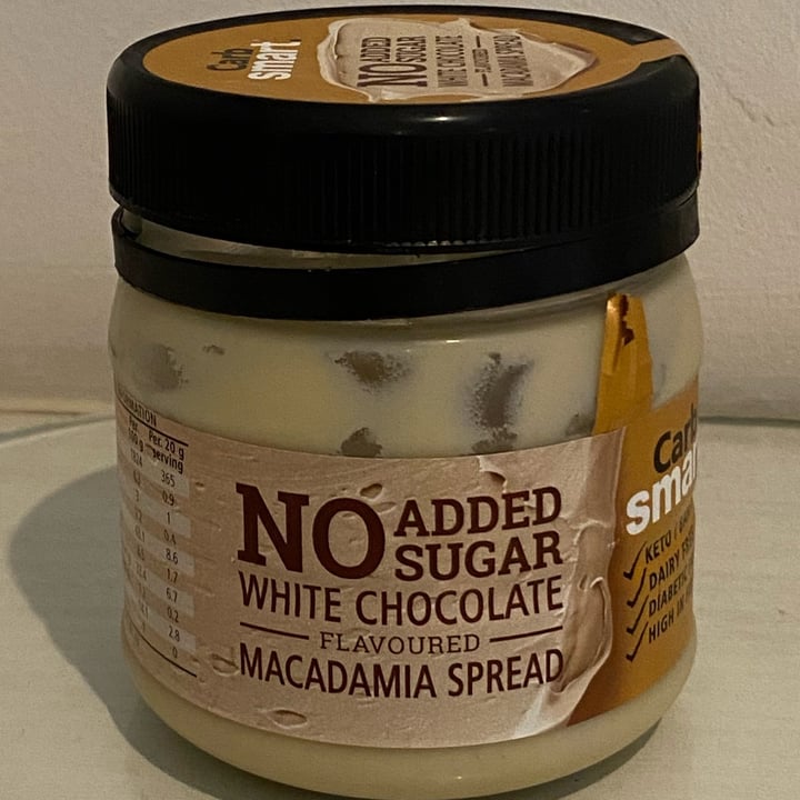 photo of CarbSmart white chocolate flavoured macadamia spread shared by @saveg on  22 Sep 2025 - review