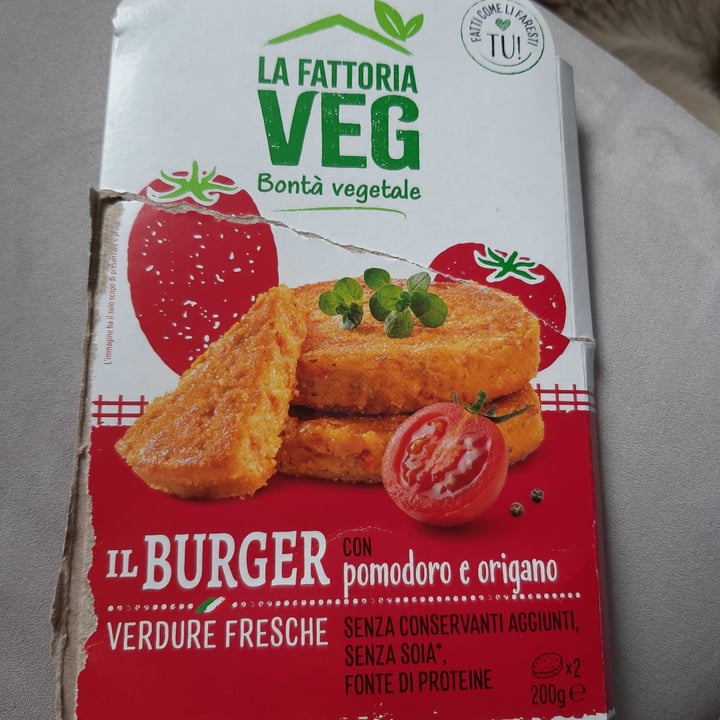 photo of la fattoria veg mini burger verdure shared by @gemmaveg on  07 May 2024 - review