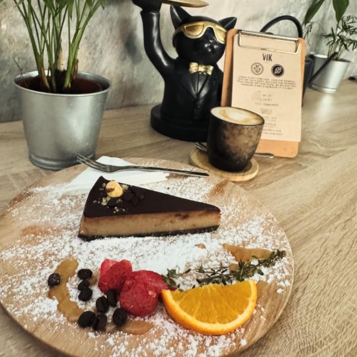 photo of [VíK] - Vegan Venue Chocolate and Chestnut Tart shared by @david- on  08 May 2024 - review