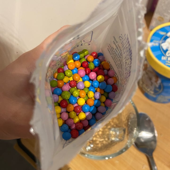photo of Pure Food by Estée Candy Coated Rainbow Chocolate Chips shared by @veggie-meg on  26 Apr 2024 - review