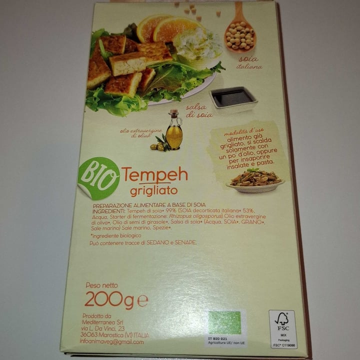 photo of Animaveg Tempeh Biologico Grigliato shared by @darkessa on  21 Jul 2025 - review