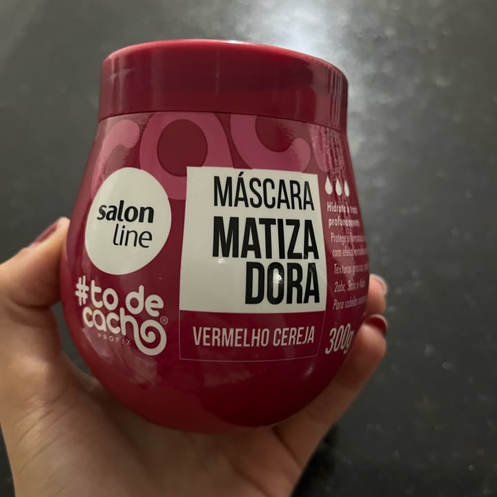photo of Salon line Mascara matizadora vermelho cereja shared by @aclara on  17 May 2024 - review