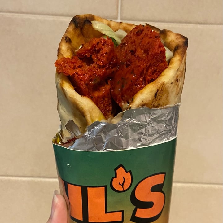 photo of Dhil's Plant Paneer Naan wrap shared by @whatrebeccaeats on  01 Aug 2025 - review
