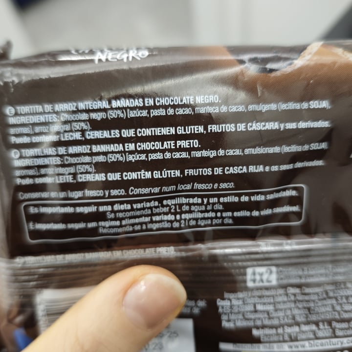 photo of Bicentury Tortitas De Arroz Integral Con Chocolate Negro shared by @harubaba on  05 Jan 2025 - review