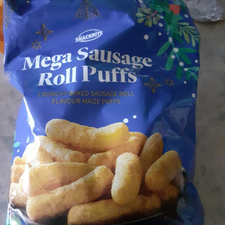 photo of SnackRite mega sausage rolls puffs shared by @poppyveggirl on  25 Mar 2024 - review