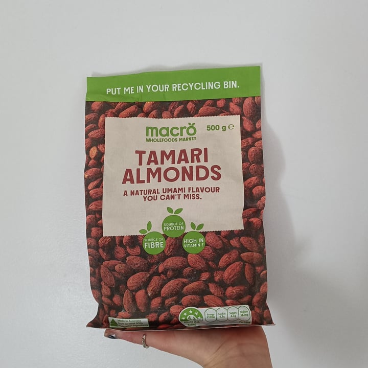 photo of Macro Wholefoods Market Tamari almonds shared by @tardisco on  07 Oct 2025 - review