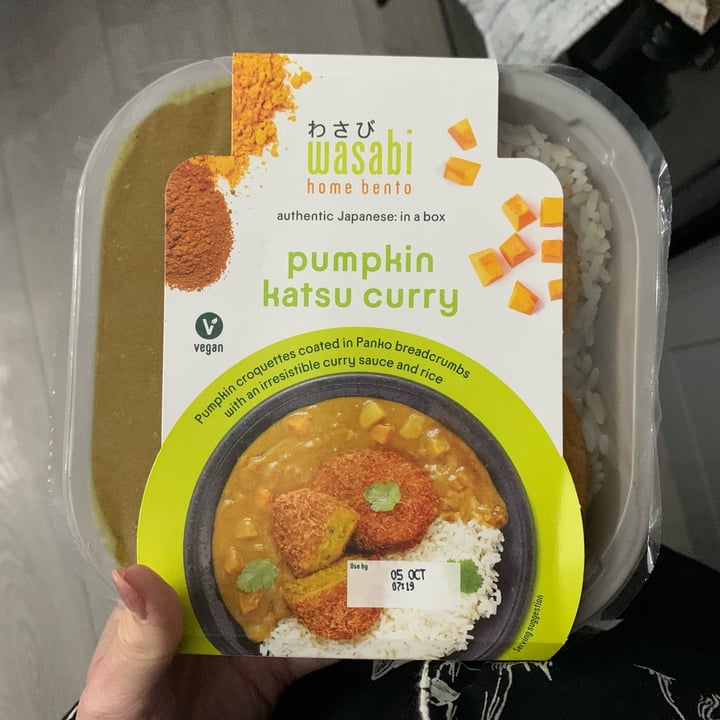 photo of wasabi Pumpkin Katsu Curry Bento shared by @veganellas on  11 Oct 2023 - review
