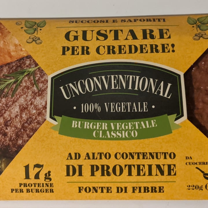 photo of Unconventional Burger Vegetale Classico - Classic Burger shared by @jofish74 on  21 Jan 2024 - review
