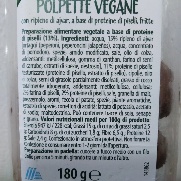 photo of Just Veg! (ALDI Italy) Polpette vegane ripieno asiatico shared by @francescovegan on  26 Jul 2024 - review