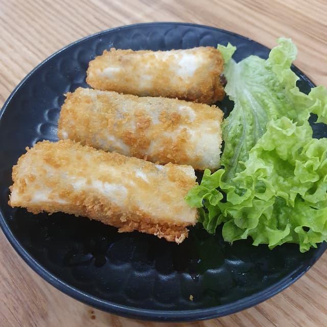 Photo of the dish “Banana red bean wafer”
