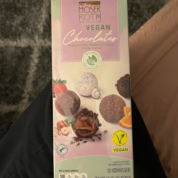 photo of Moser Roth Vegan Chocolates / Assorted Truffles shared by @gardensoul on  06 Feb 2024 - review