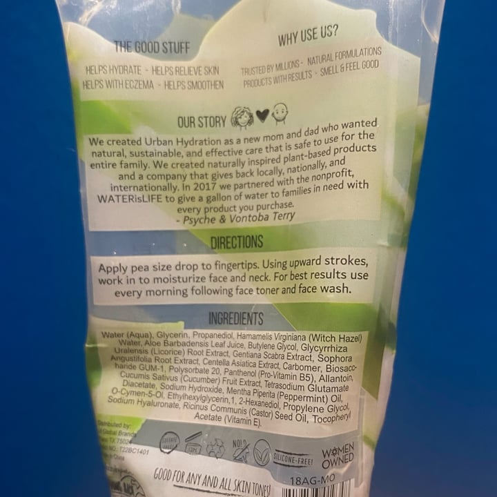 photo of Urban hydration Bright & Balanced Aloe Vera Leaf Daily Gel Moisturizer shared by @awnuh on  15 Mar 2024 - review