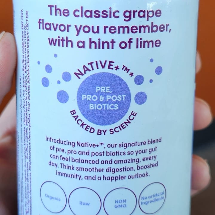 photo of Live organic living soda grape shared by @brtjohns on  14 Sep 2025 - review