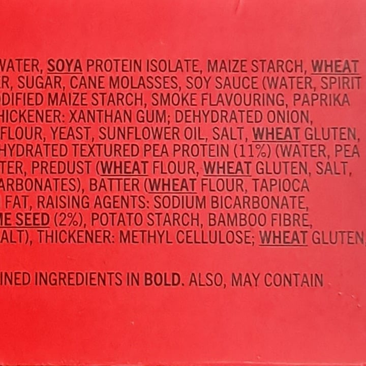 photo of TGI’s No Chick Sesame Strips shared by @outgrowing8carnism on  16 Sep 2025 - review