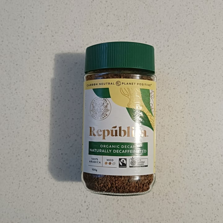 photo of Republica Decaf Organic coffee shared by @tardisco on  13 May 2024 - review