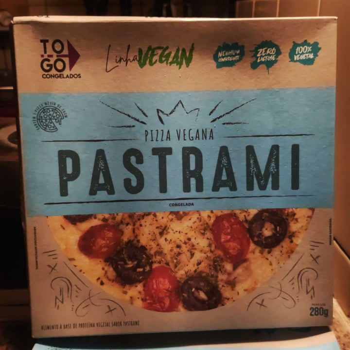 photo of to go congelados Pizza Vegana Pastrami shared by @analuisasanchesg on  10 Sep 2024 - review