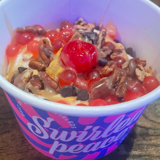 Photo of the dish “Pumpkin Pie + Strawberry + Vanilla Trifecta Mix”