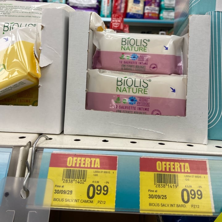 photo of Biolis Nature Salviette bardana e fiordaliso shared by @andra25 on  01 Oct 2025 - review