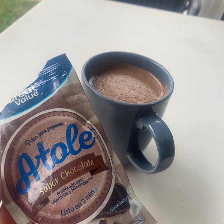 photo of Great Value  Polvo Para Preparar Atole sabor chocolate shared by @braldo on  19 Aug 2023 - review