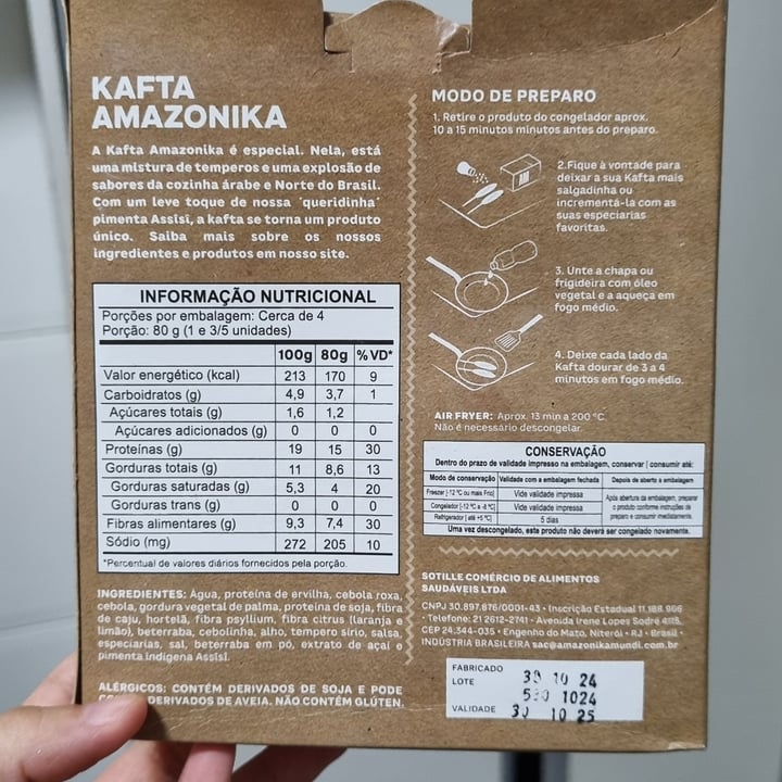 photo of Amazonika mundi Kafta shared by @renatalemos on  14 Apr 2025 - review
