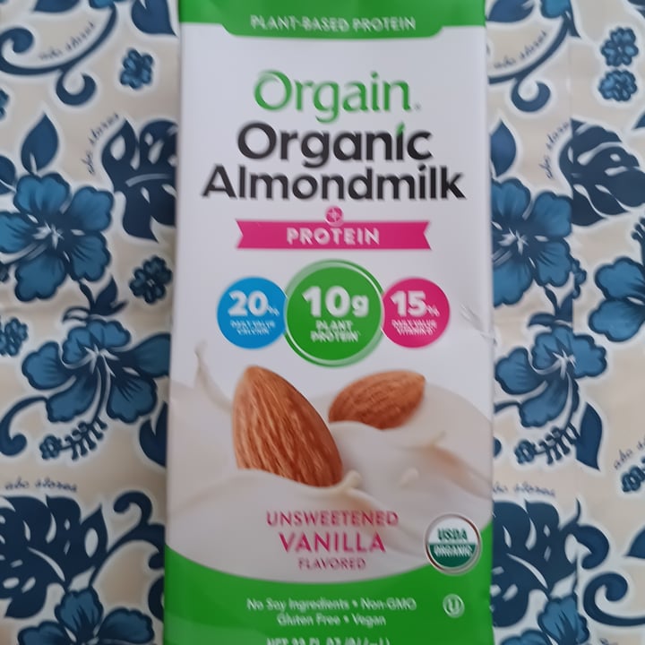 photo of Orgain Organic Unsweetened Vanilla Almondmilk shared by @feelideal on  18 Nov 2024 - review