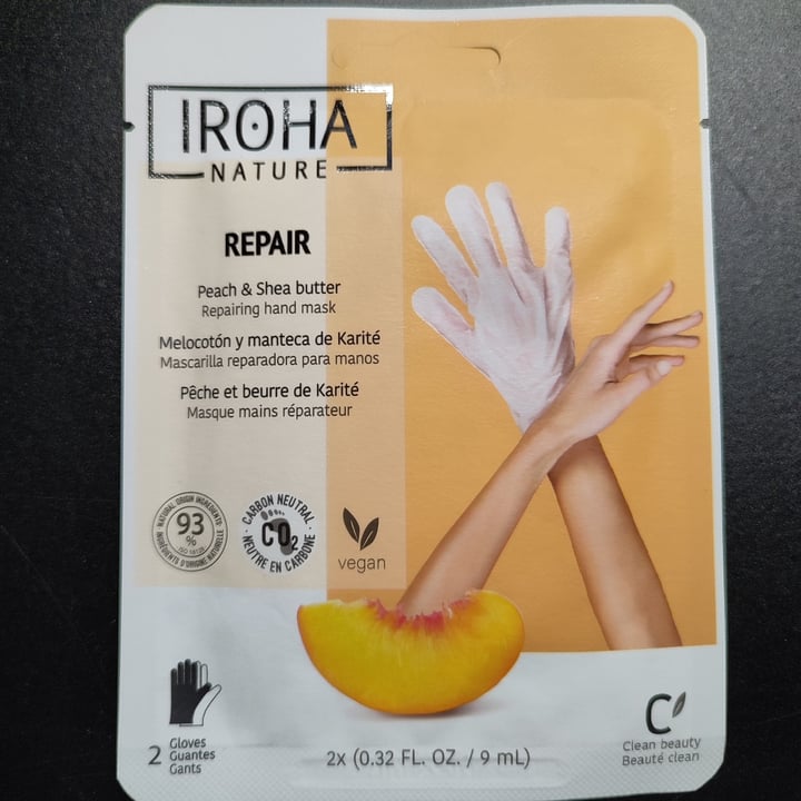 photo of Iroha Nature repair hand mask shared by @veggievallde on  06 May 2024 - review