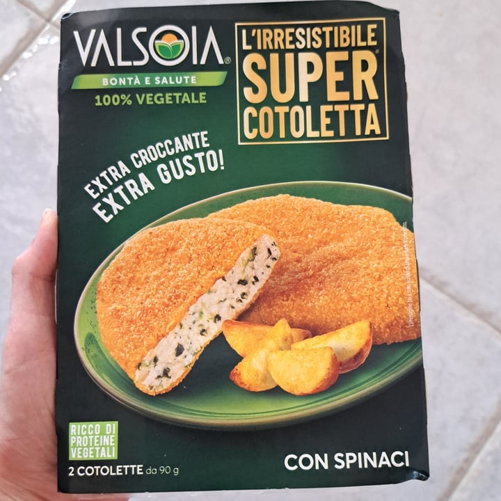 photo of Valsoia L’irresistibile Super Cotoletta con Spinaci shared by @giuliasmart on  30 Aug 2023 - review