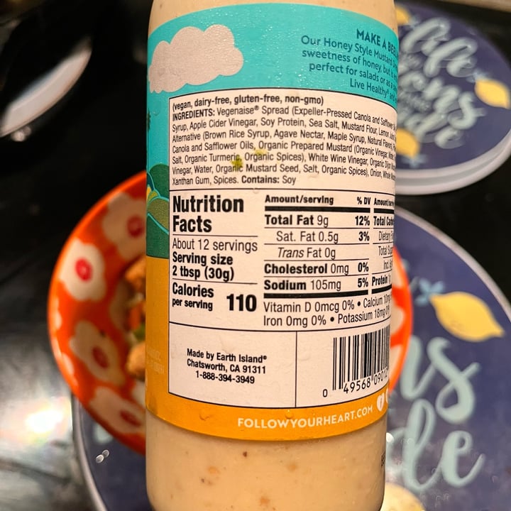 photo of Follow Your Heart Vegan Honey Mustard shared by @bandita on  21 Sep 2025 - review