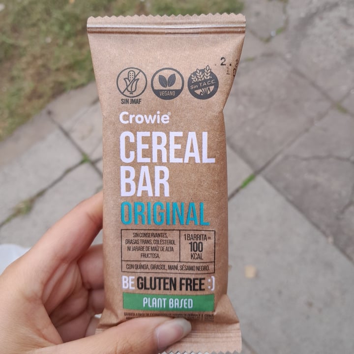 photo of Crowie cereal Bar Original shared by @candemagali on  01 Sep 2023 - review