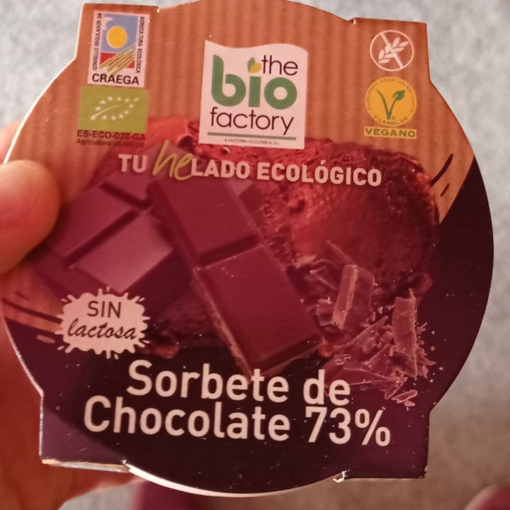 photo of The bio factory Helado de chocolate 73% shared by @nohemy on  17 Sep 2023 - review
