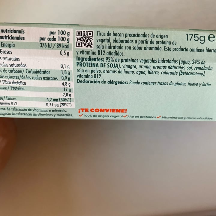 photo of Vivera Plant Bacon Pieces shared by @estherdfv on  10 Apr 2025 - review