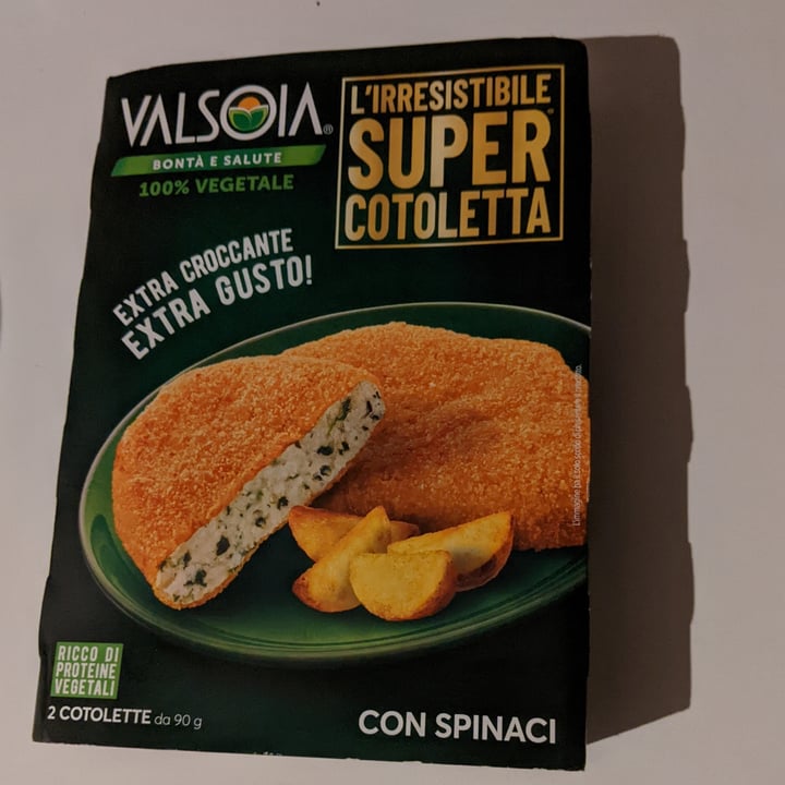 photo of Valsoia Cotolette con spinaci shared by @jofish74 on  16 Jan 2024 - review
