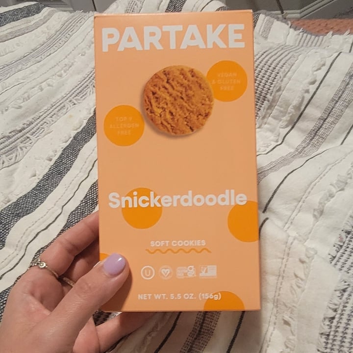 photo of Partake Foods Snickerdoodle Soft Cookies shared by @pinkobsessedvegan on  04 Sep 2023 - review