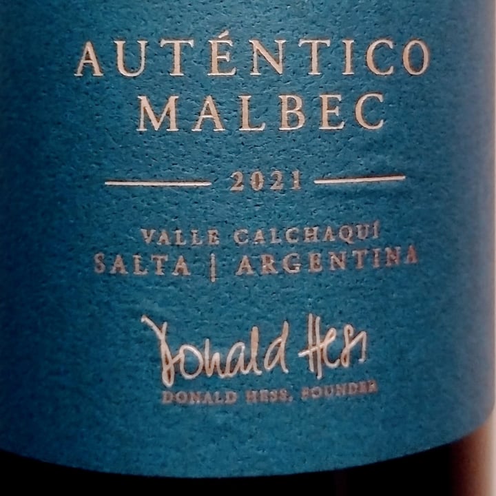 photo of Colomé Auténtico Malbec shared by @alejandraglck on  26 Sep 2023 - review