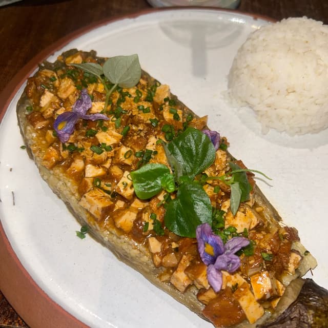 Photo of the dish “Chaa Trop Sach Chrouk”