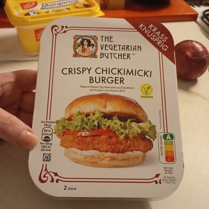 photo of The Vegetarian Butcher Crispy chickimicki Burger shared by @gwenda on  08 Dec 2024 - review