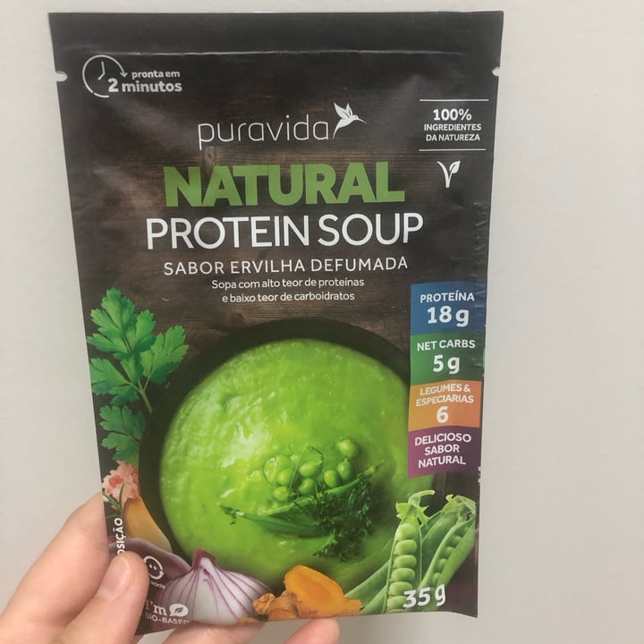 photo of puravida Natural Protein Soup - Sabor Evilha Defumada shared by @paulaliro on  04 Apr 2024 - review