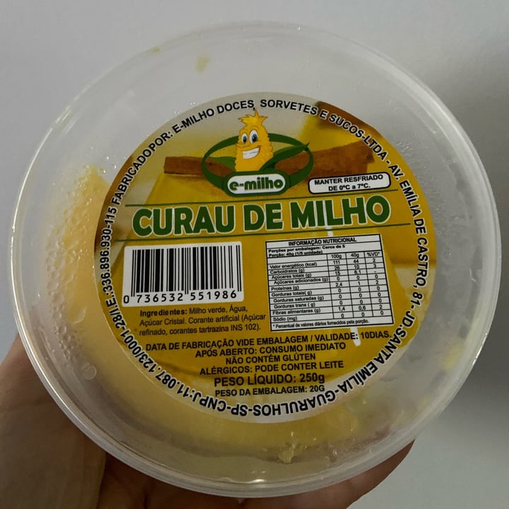 photo of E-milho Curau De Milho shared by @estreladamanha2009 on  30 May 2024 - review
