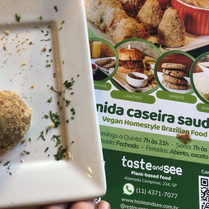 photo of Taste and See Coxinha de Jaca shared by @passos on  08 May 2024 - review