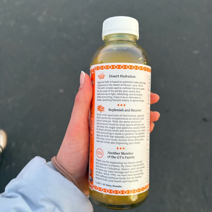 photo of Agua de kefir Orange Peach Mango shared by @claudiad on  27 Jan 2025 - review