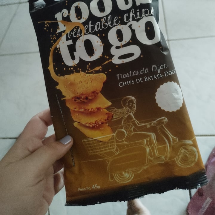 photo of Roots To Go chips de batata doce mostarda de jon shared by @kassymorales on  29 Jan 2024 - review