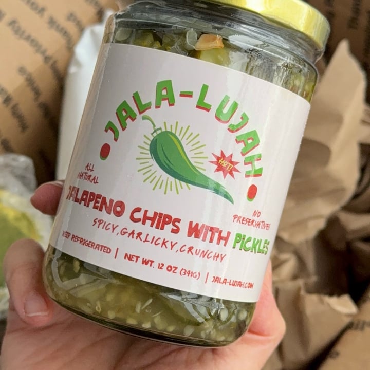photo of Jala-Lujah Jalapeño Chips with Pickle shared by @berryveganplanet on  17 Nov 2024 - review