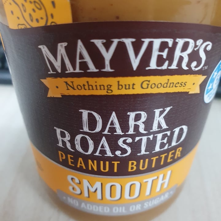 photo of Mayver's Dark roasted peanut butter (smooth) shared by @mushroomtarian on  25 Sep 2025 - review