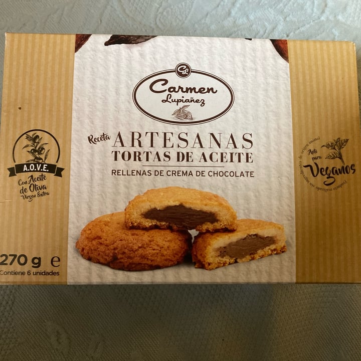 photo of carmen lupiañez tortas de aceite rellenas de chocolate shared by @sanleeping on  25 Sep 2025 - review