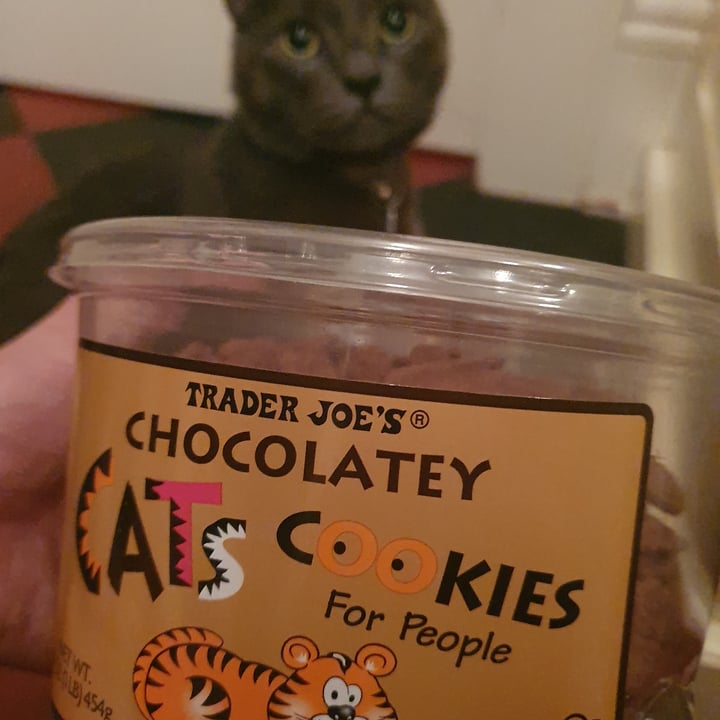 photo of Trader Joe's Chocolatey Cat Cookies for People shared by @pdxcat on  18 Mar 2024 - review