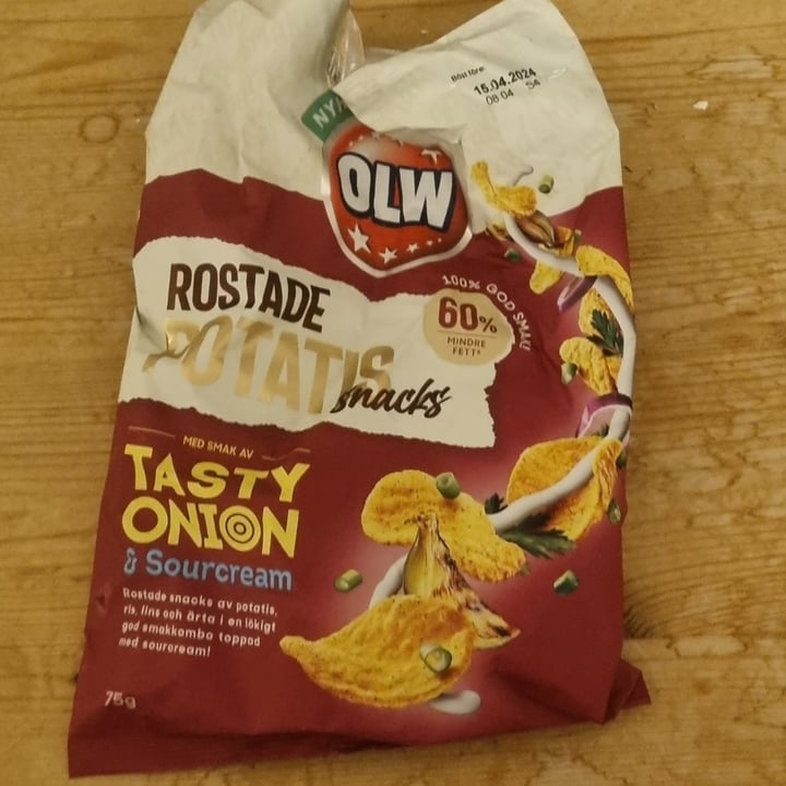 photo of Olw rostade potatissnacks tasty onion & sourcream shared by @amanada on  22 Feb 2024 - review