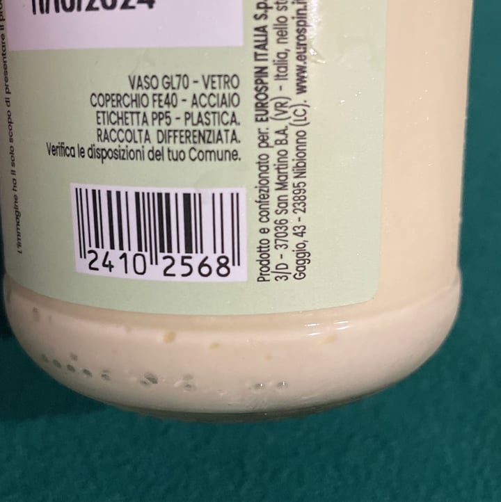 photo of Amo Essere Veg Maionese senza uova shared by @barbargo on  17 Nov 2023 - review