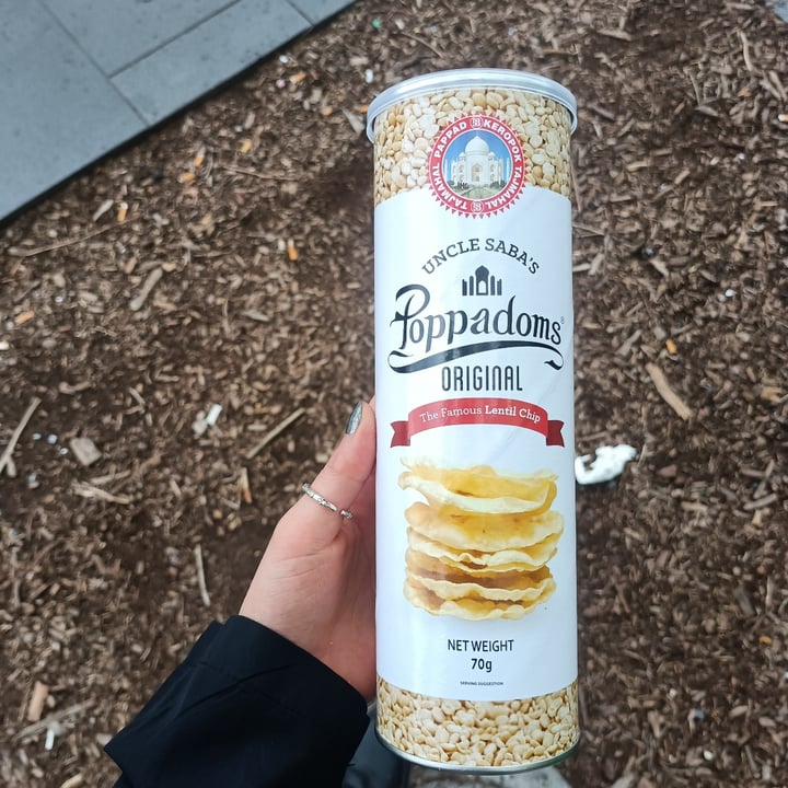 photo of Uncle Saba's Poppadoms Original Lentil Chip shared by @tardisco on  05 Oct 2025 - review