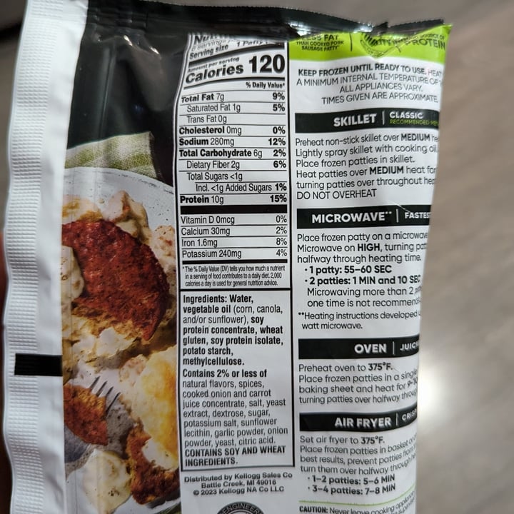 photo of MorningStar Farms Jumbo Breakfast Sausage Patties shared by @tina360 on  11 Mar 2025 - review
