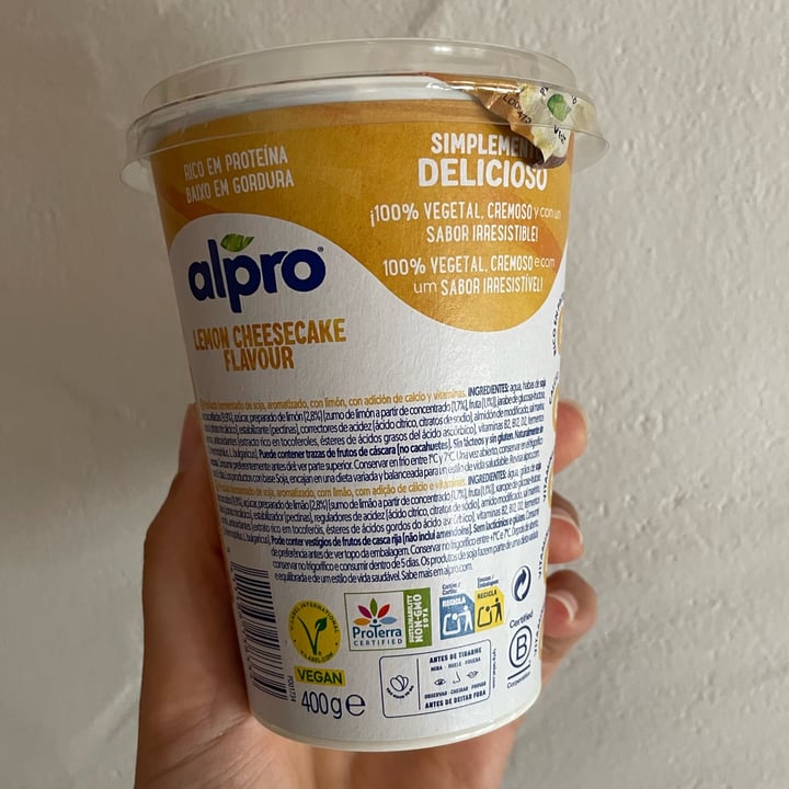 photo of Alpro LEMON CHEESECAKE GESCHMACK shared by @pauladelriver on  22 Jul 2025 - review